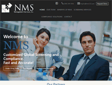 Tablet Screenshot of nms123.com